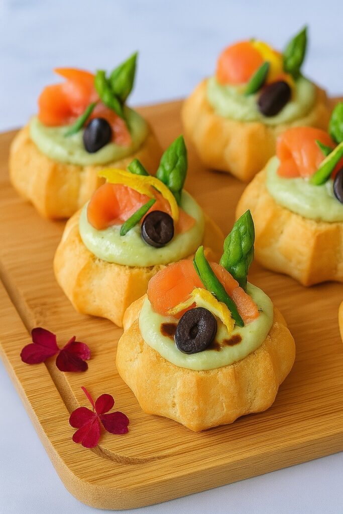 PROFITEROLIS DE SALMÃO